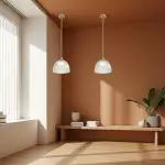 Mellor Modern 12” Ribbed Glass 360 Pendant Light Mellor Modern 12” Ribbed Glass 360 Pendant Light