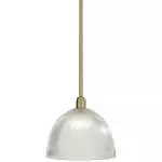 Mellor Modern 12” Ribbed Glass 360 Pendant Light Mellor Modern 12” Ribbed Glass 360 Pendant Light