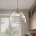 Neville Modern Clear Glass 360 Pendant Light Neville Modern Clear Glass 360 Pendant Light