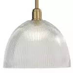 Mellor Modern 12” Ribbed Glass 360 Pendant Light Mellor Modern 12” Ribbed Glass 360 Pendant Light