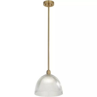 Mellor Modern 12” Ribbed Glass 360 Pendant Light Mellor Modern 12” Ribbed Glass 360 Pendant Light