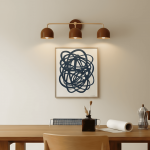 Astair Nordic Metal Multicolored Vanity Sconce