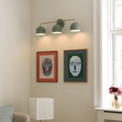 Astair Nordic Metal Multicolored Vanity Sconce Astair Nordic Metal Multicolored Vanity Sconce