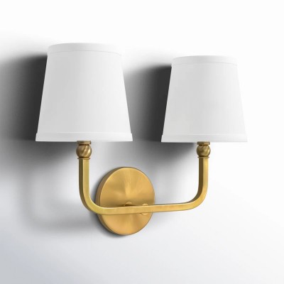 Liryn Minimalist 2/3/4 Heads Fabric Vanity Wall Light Liryn Minimalist 2/3/4 Heads Fabric Vanity Wall Light