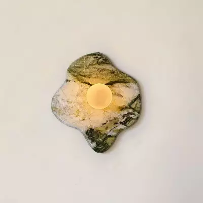 Wolff Japanese Natural Marble LED Wall Light Wolff Japanese Natural Marble LED Wall Light