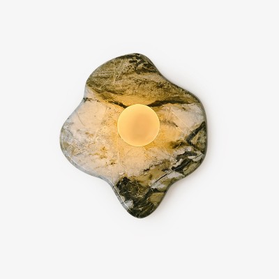 Wolff Japanese Natural Marble LED Wall Light Wolff Japanese Natural Marble LED Wall Light