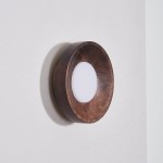 Temperley Japanese Round LED Wood Indoor Wall Light Temperley Japanese Round LED Wood Indoor Wall Light