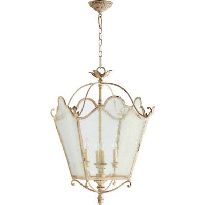 Freud French Vintage 4-Light Glass Pendant Light Freud French Vintage 4-Light Glass Pendant Light