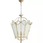 Freud French Vintage 4-Light Glass Pendant Light Freud French Vintage 4-Light Glass Pendant Light