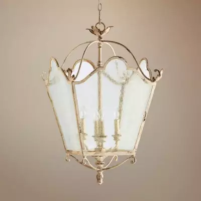 Freud French Vintage 4-Light Glass Pendant Light Freud French Vintage 4-Light Glass Pendant Light