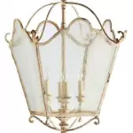 Freud French Vintage 4-Light Glass Pendant Light Freud French Vintage 4-Light Glass Pendant Light