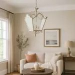 Freud French Vintage 4-Light Glass Pendant Light Freud French Vintage 4-Light Glass Pendant Light