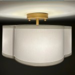 Lisi Modern Fabric Semi Flush Mount Ceiling Light Lisi Modern Fabric Semi Flush Mount Ceiling Light