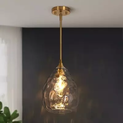 Goad Modern Teardrop Ripple Glass Pendant Light Goad Modern Teardrop Ripple Glass Pendant Light