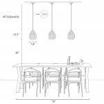 Goad Modern Teardrop Ripple Glass Pendant Light Goad Modern Teardrop Ripple Glass Pendant Light