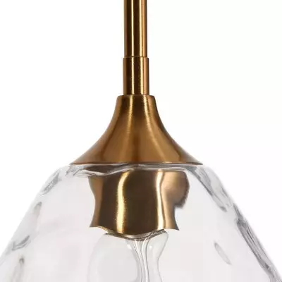 Goad Modern Teardrop Ripple Glass Pendant Light