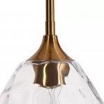 Goad Modern Teardrop Ripple Glass Pendant Light Goad Modern Teardrop Ripple Glass Pendant Light