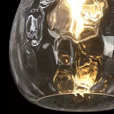 Goad Modern Teardrop Ripple Glass Pendant Light