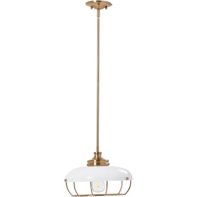 Muir Industrial Caged Dome Metal Pendant Light Muir Industrial Caged Dome Metal Pendant Light