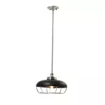 Muir Industrial Caged Dome Metal Pendant Light