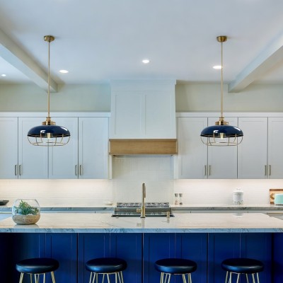 Muir Industrial Caged Dome Metal Pendant Light Muir Industrial Caged Dome Metal Pendant Light