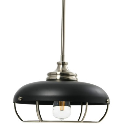 Muir Industrial Caged Dome Metal Pendant Light Muir Industrial Caged Dome Metal Pendant Light