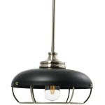 Muir Industrial Caged Dome Metal Pendant Light Muir Industrial Caged Dome Metal Pendant Light