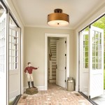 Bruce Vintage Gold Semi Flush Mount Metal Ceiling Light Bruce Vintage Gold Semi Flush Mount Metal Ceiling Light