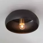 Kalini Farmhouse Round Soft Ceramic Ceiling Light