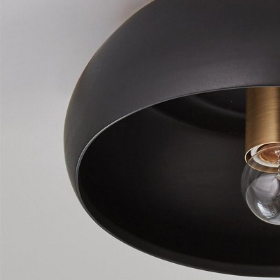 Kalini Farmhouse Round Soft Ceramic Ceiling Light