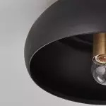 Kalini Farmhouse Round Soft Ceramic Ceiling Light