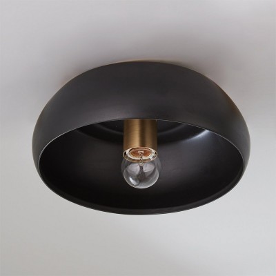 Kalini Farmhouse Round Soft Ceramic Ceiling Light