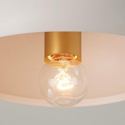 Kalini Farmhouse Round Soft Ceramic Ceiling Light