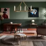 Jock French Gold Wagon Wheel Candle-Shaped Metal Chandelier