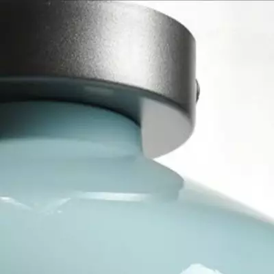 Kinneir Industrial Macarons Semi Flush Mount Metal Ceiling Light Kinneir Industrial Macarons Semi Flush Mount Metal Ceiling Light