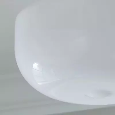 Kronle Schoolhouse Milky White Glass Ceiling Light Kronle Schoolhouse Milky White Glass Ceiling Light