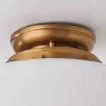 Kronle Schoolhouse Milky White Glass Ceiling Light