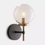 Hempel Minimalist Glass Globe Wall Light