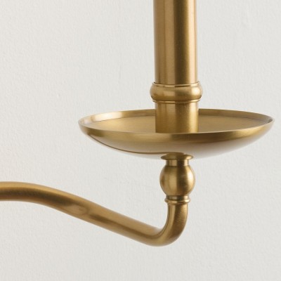 Calvert Vintage Candle Shape Metal 1/2 Light Wall Light Calvert Vintage Candle Shape Metal 1/2 Light Wall Light