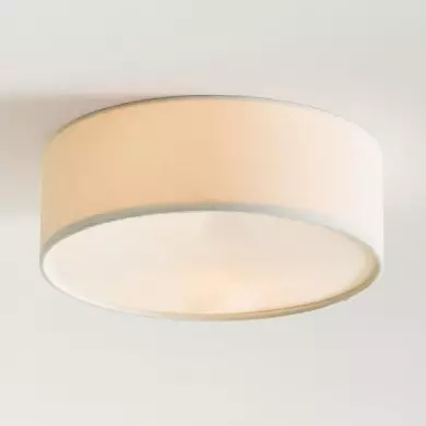 Toren Modern Linen Fabric Drum Flush Mount Ceiling Light Toren Modern Linen Fabric Drum Flush Mount Ceiling Light