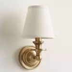 Ashby Vintage Linen Shade Wall Light