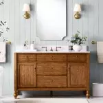 Ashby Vintage Linen Shade Wall Light