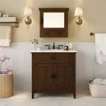 Ashby Vintage Linen Shade Wall Light