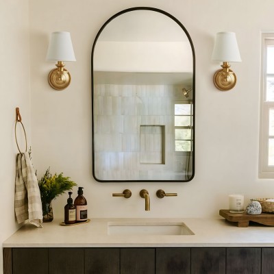Ashby Vintage Linen Shade Wall Light Ashby Vintage Linen Shade Wall Light
