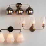 Konig Minimalist 3-Light Brass Glass Wall Light