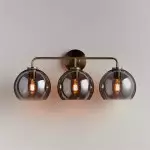 Joanna Modern 2/3 Light Ribbed Fluted Glass Wall Light