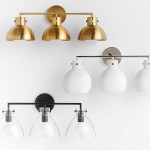 York Minimalist 3-Light Glass Globe Metal Wall Light