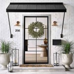 Kemp Industrial Black Brass Metal Indoor/Outdoor Wall Light