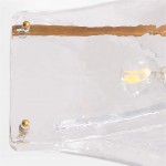 Luke Luxury 4-Light Textured Cast Glass Flush Mount Ceiling Light