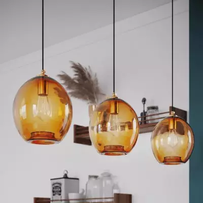 Ross Vintage Colorful Glass Pendant Light Ross Vintage Colorful Glass Pendant Light